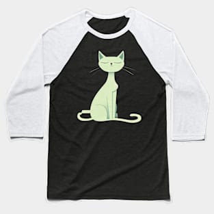 Mid-Century Modern CAT Baths Baseball T-Shirt